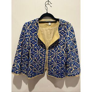 Vocabulary 100% Silk Jacket Blazer Women's